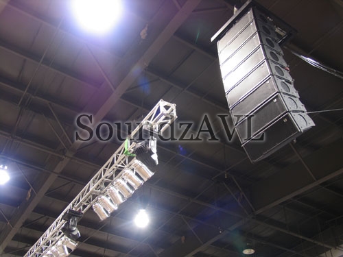 SoundzAVL Line Array, Truss, Intelligent Movers, Pars