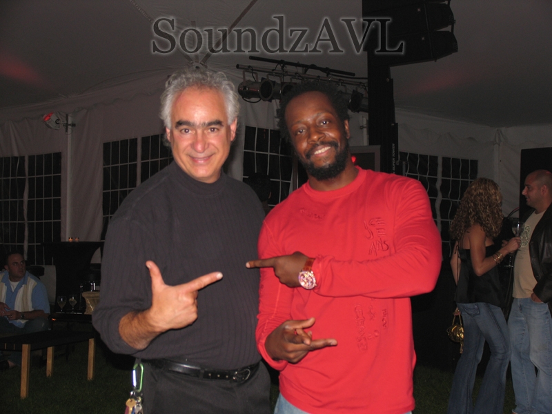 Wyclef Jean & "C" at a Fundraising Event